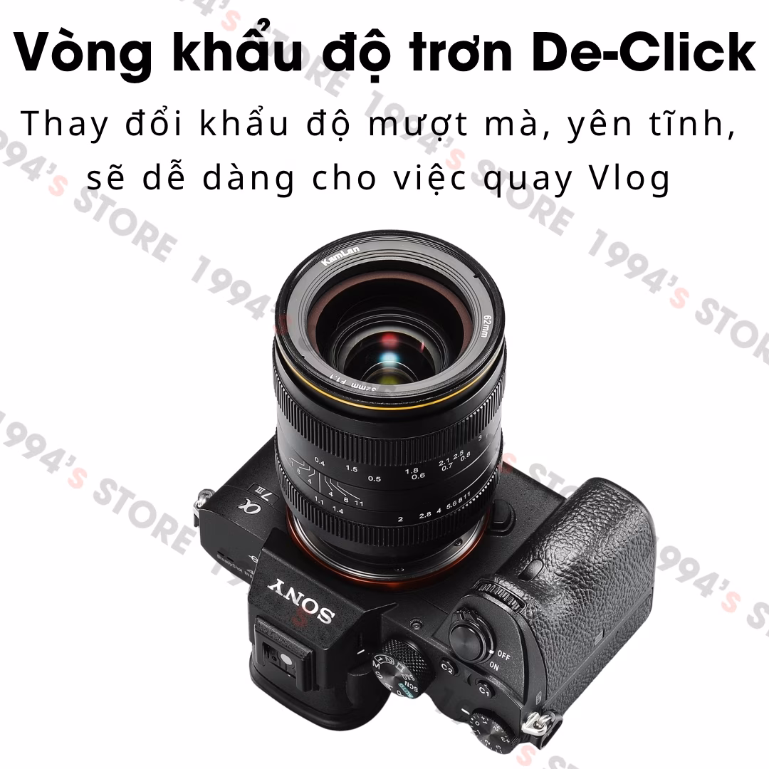 Kamlan 32mm F1.1 lens đa dụng, khẩu độ lớn
