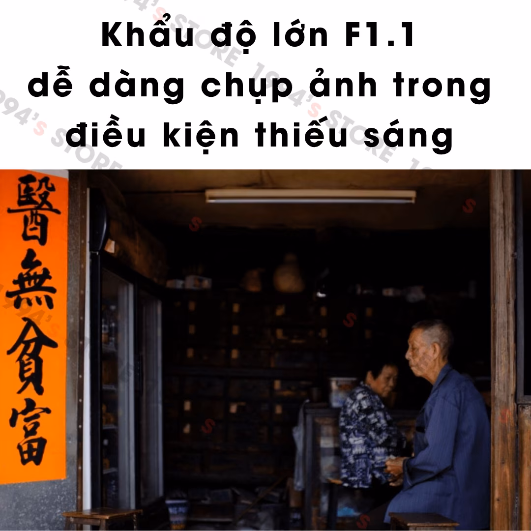 Kamlan 32mm F1.1 lens đa dụng, khẩu độ lớn