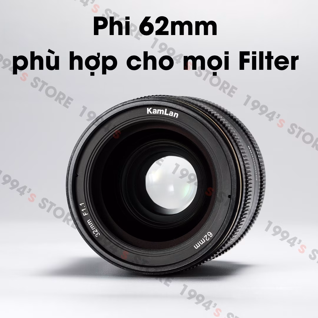 Kamlan 32mm F1.1 lens đa dụng, khẩu độ lớn