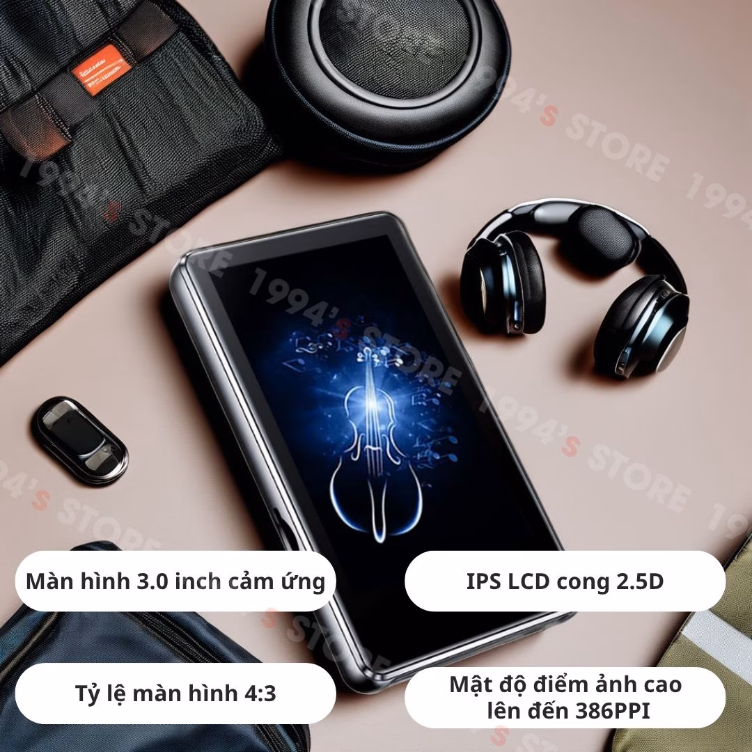 Máy Nghe Nhạc Benjie X6 32GB Bluetooh 5.4 Xem Video MP4 HIFI Chính Hãng