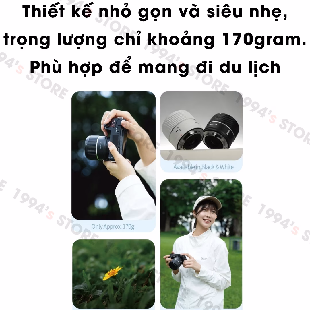 Meike 25mm F1.7 AF Air - Lens góc rộng đa dụng có lấy nét tự động cho Fujifilm FX ,Sony E và Nikon Z