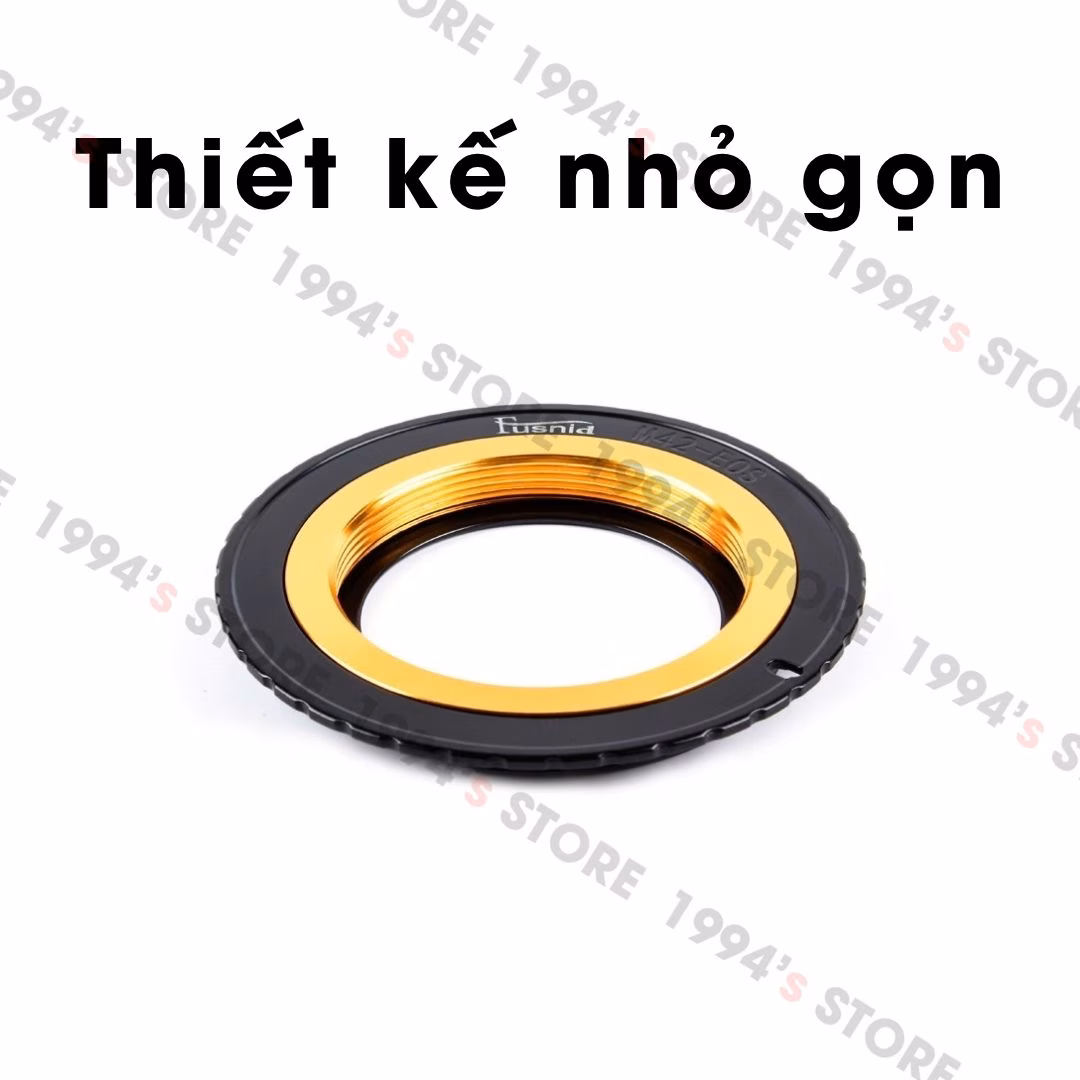 Ngàm Chuyển Fusnid M42-EOS Chính Hãng, thiết kế nhỏ gọn