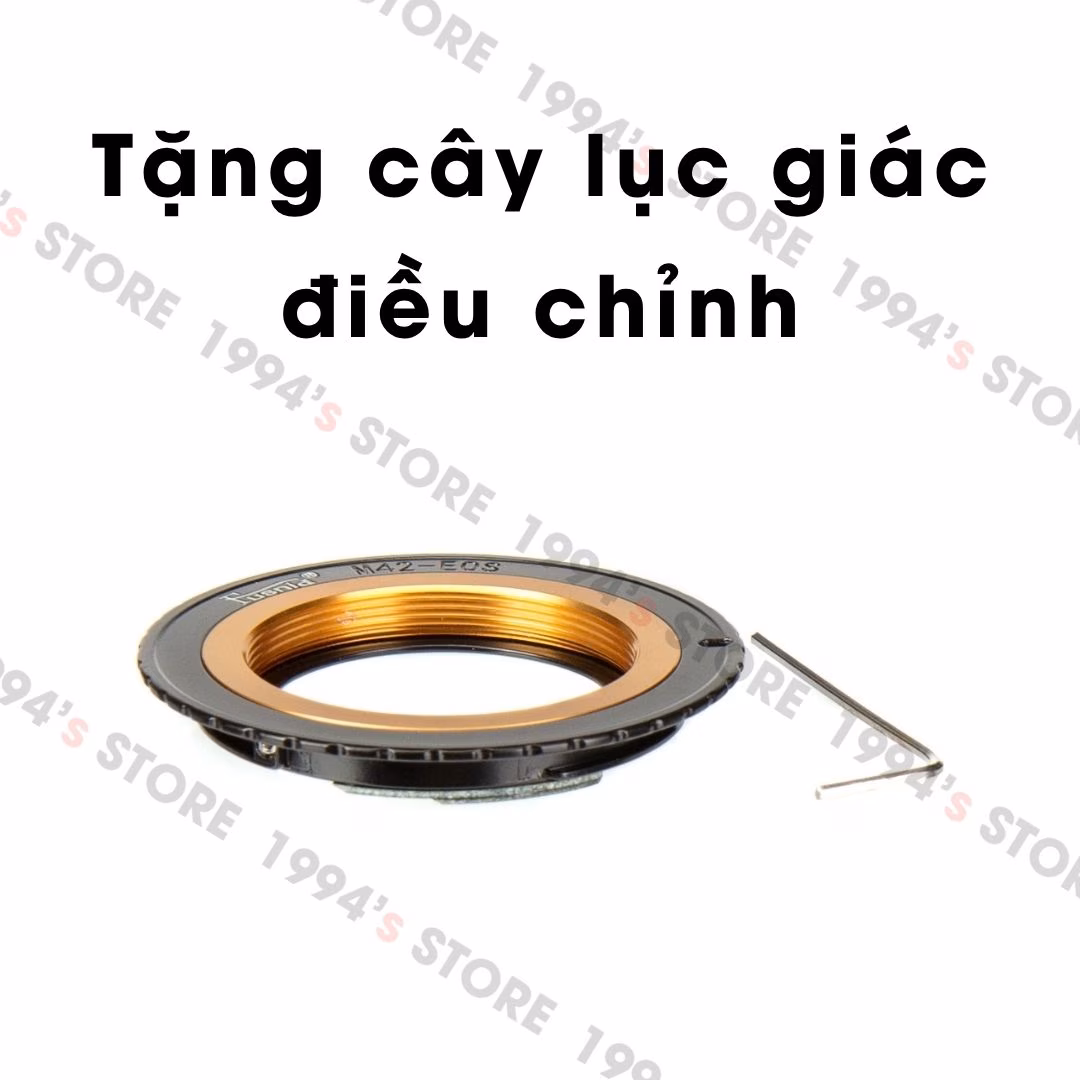 Ngàm Chuyển Fusnid M42-EOS Chính Hãng, tặng cây lục giác điều chỉnh
