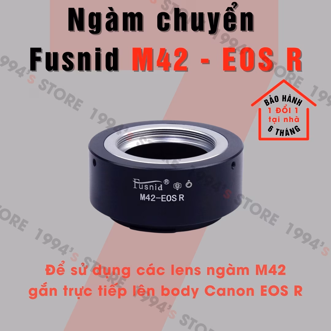 Ngàm Chuyển Fusnid M42-EOS R Chính Hãng