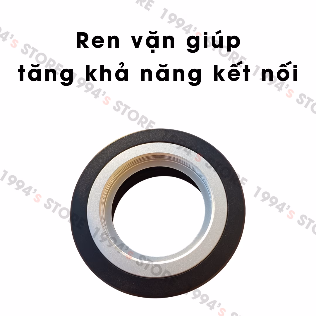 Ngàm Chuyển Fusnid M42-EOS R Chính Hãng, ren vặn giúp tăng khả năng kết nối
