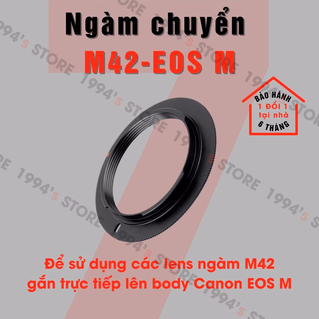 Ngàm chuyển M42-EOS M Chính Hãng