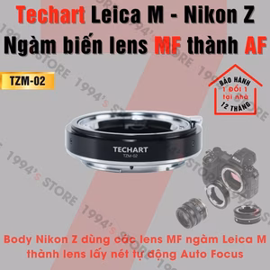 Ngàm chuyển lấy nét tự động Techart TZM-02 - Autofocus Adapter cho Leica M - Nikon Z