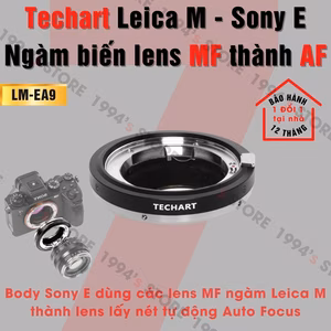 Ngàm Chuyển Lấy Nét Tự Động Techart LM-EA9 (Leica M Sang Sony E) - Chính Hãng
