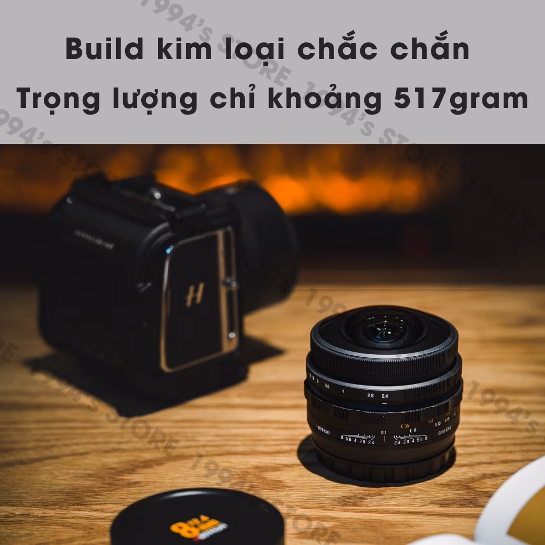 AstrHori 8mm F2.4 Circular Fisheye cho Fujifilm GFX / Hasselblad XCD Chính Hãng