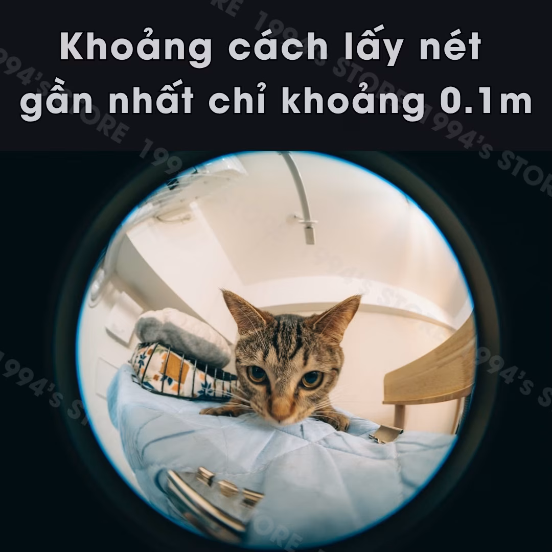 AstrHori 8mm F2.4 Circular Fisheye cho Fujifilm GFX / Hasselblad XCD Chính Hãng - Khoảng cách lấy nét gần nhất chỉ khoảng 0.1 m
