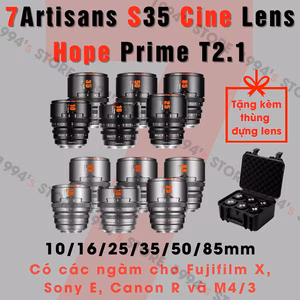Bộ 6 lens 7Artisans Hope Cine (10mm đến 85mm) T2.1